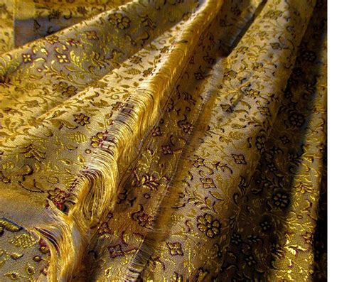 chinese metallic gold brocade fabric|white and gold brocade fabric.